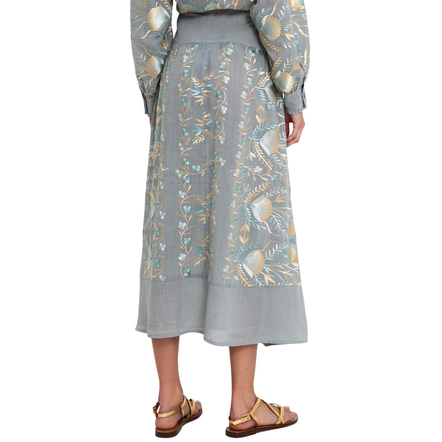 GREEK ARCHAIC KORI - Long Skirt Blossom Gatherings