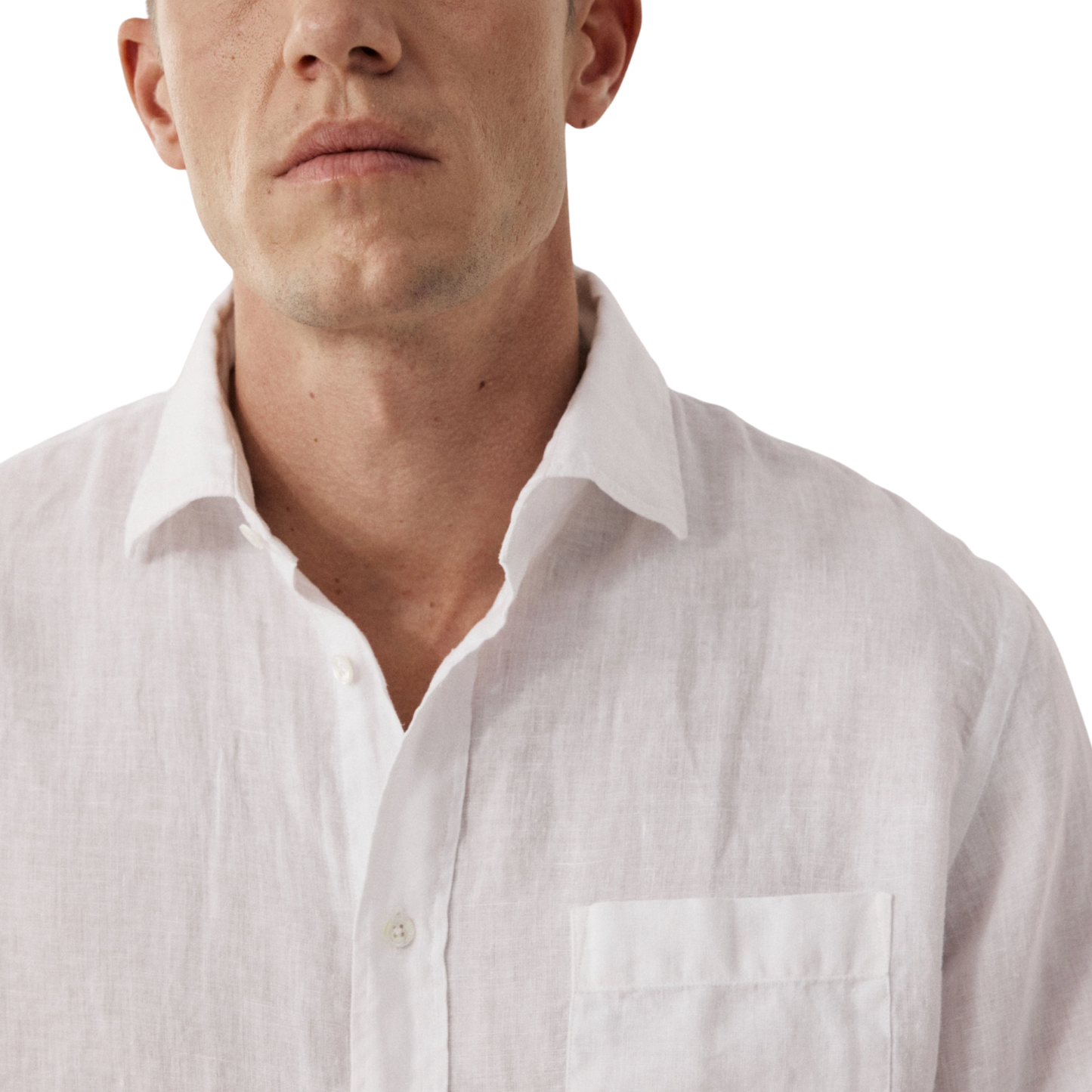 HARTFORD - Paul Pat Woven Linen Shirt