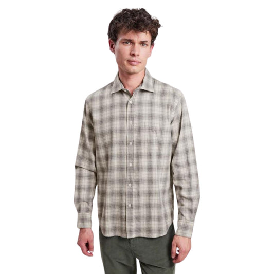 HARTFORD - Paul Plaid Flannel Woven Shirt