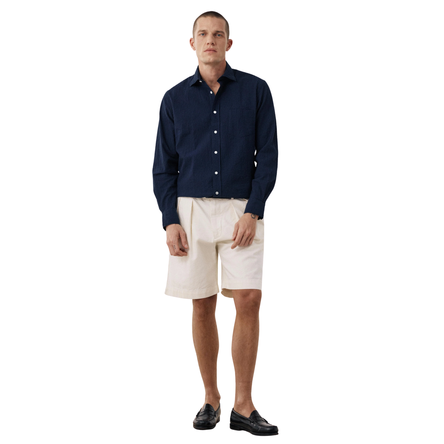 HARTFORD - Trunk Herringbone Woven Short