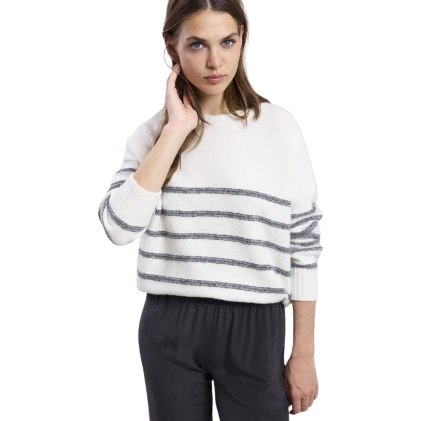 HARTFORD - W' Manta Striped Pullover