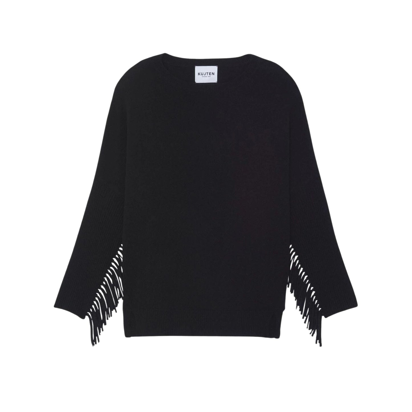 KUJTEN - W' Ayade Fringed Sleeves Sweater