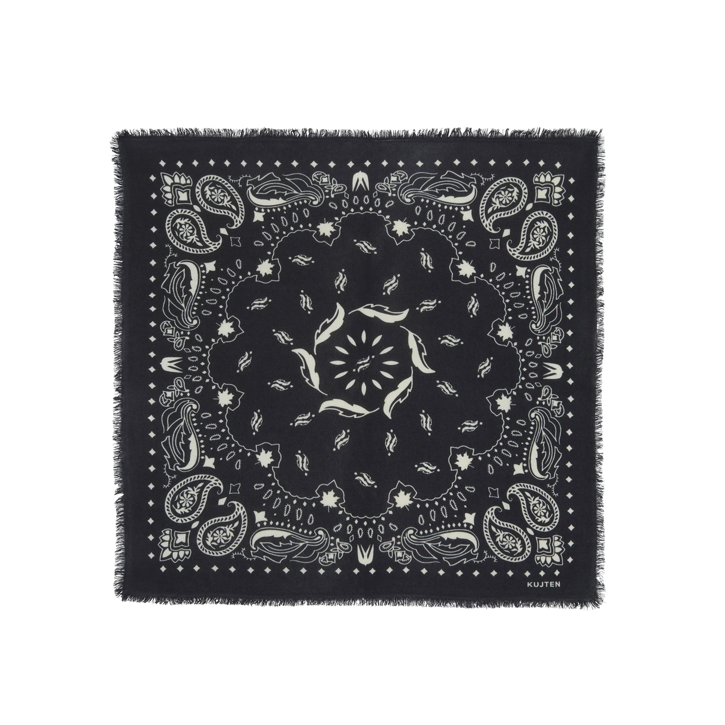 KUJTEN - Large Bandana Hachiko Feather