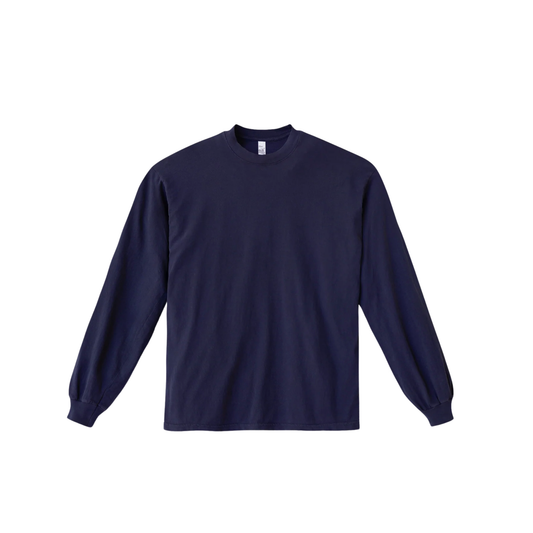 LOS ANGELES APPAREL - 6.5oz Long Sleeve Garment Dye Crew Neck T-Shirt