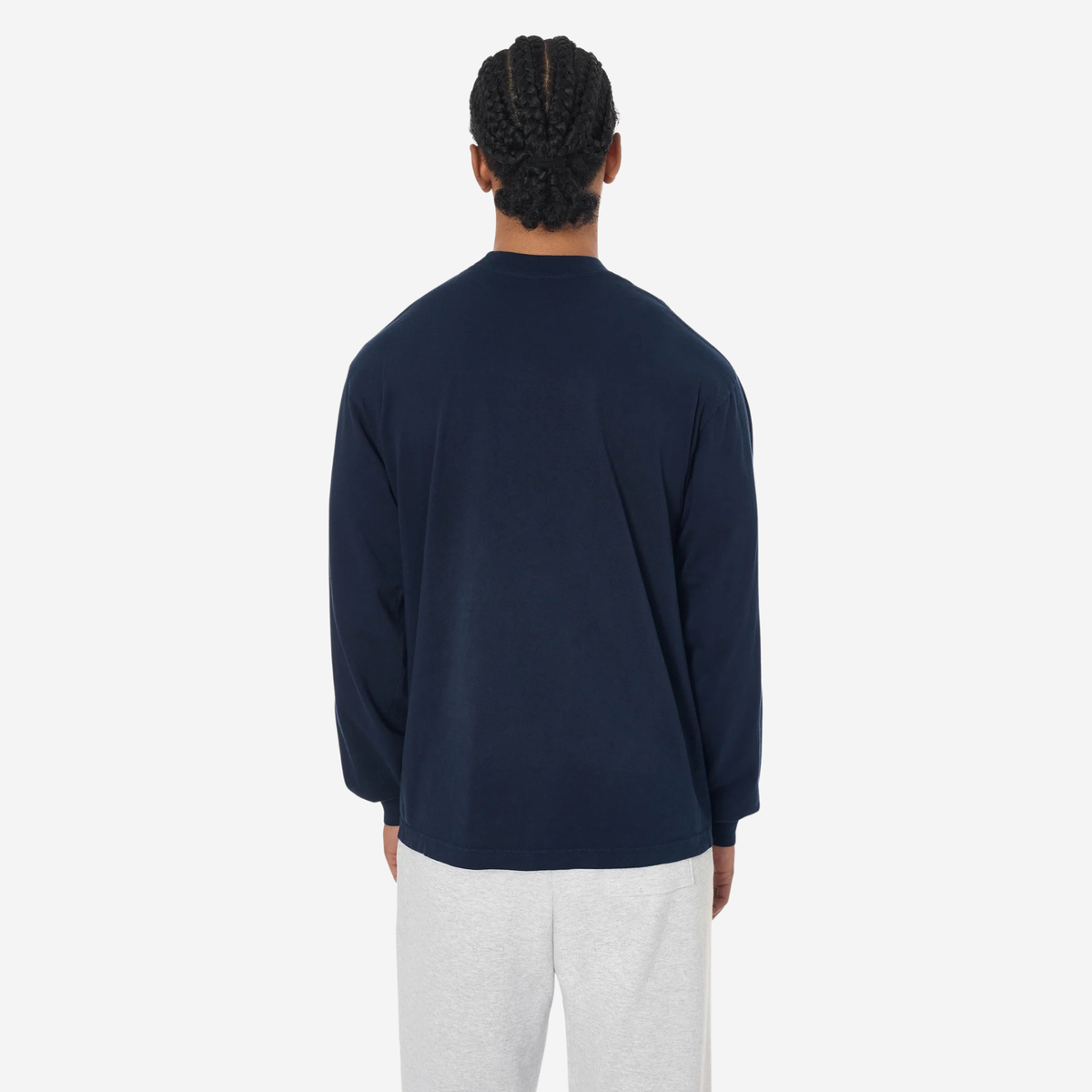 LOS ANGELES APPAREL - L\S 6.5oz Garment Dye Crew Neck T-Shirt