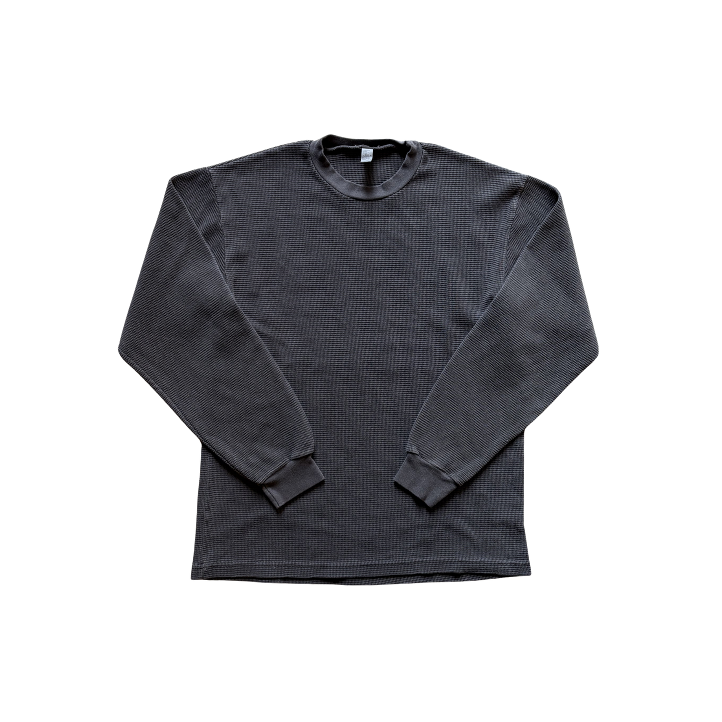 LOS ANGELES APPAREL - Long Sleeve Heavy Thermal Crew Neck
