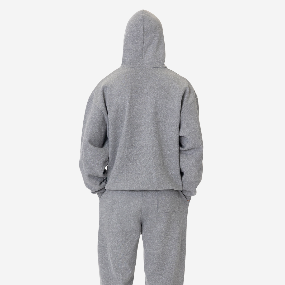 LOS ANGELES APPAREL - 12oz Tri Blend Fleece Hooded Pullover