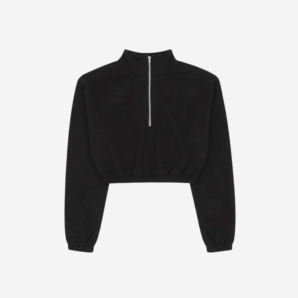 LOS ANGELES APPAREL - W' Flex Fleece Half Zip Crop Pullover