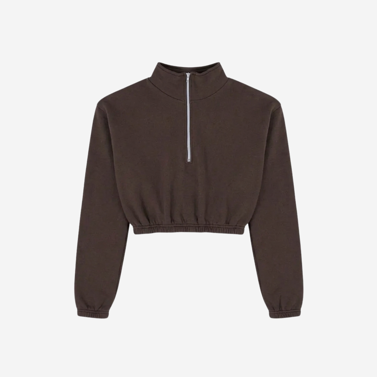LOS ANGELES APPAREL - W' Flex Fleece Half Zip Crop Pullover