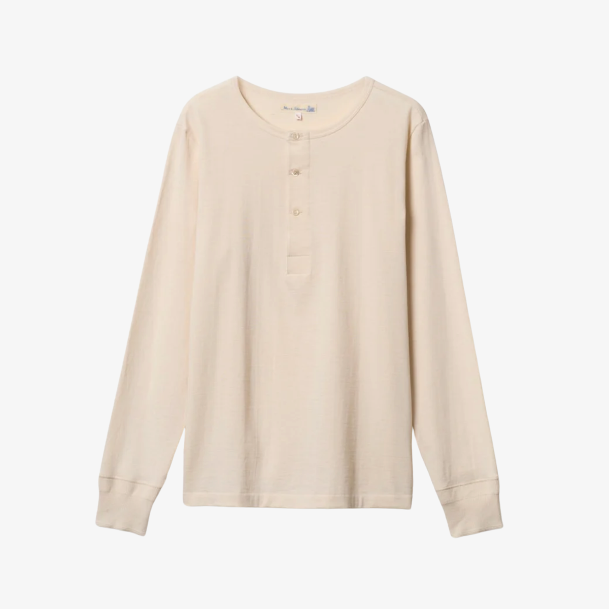 MERZ SCHWANEN - Classic Fit Long Sleeve Thermal Henley