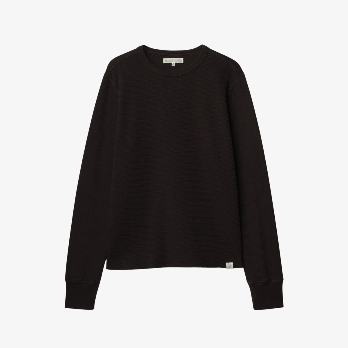 MERZ SCHWANEN - Diamond Pattern Cotton Thermal Long Sleeve