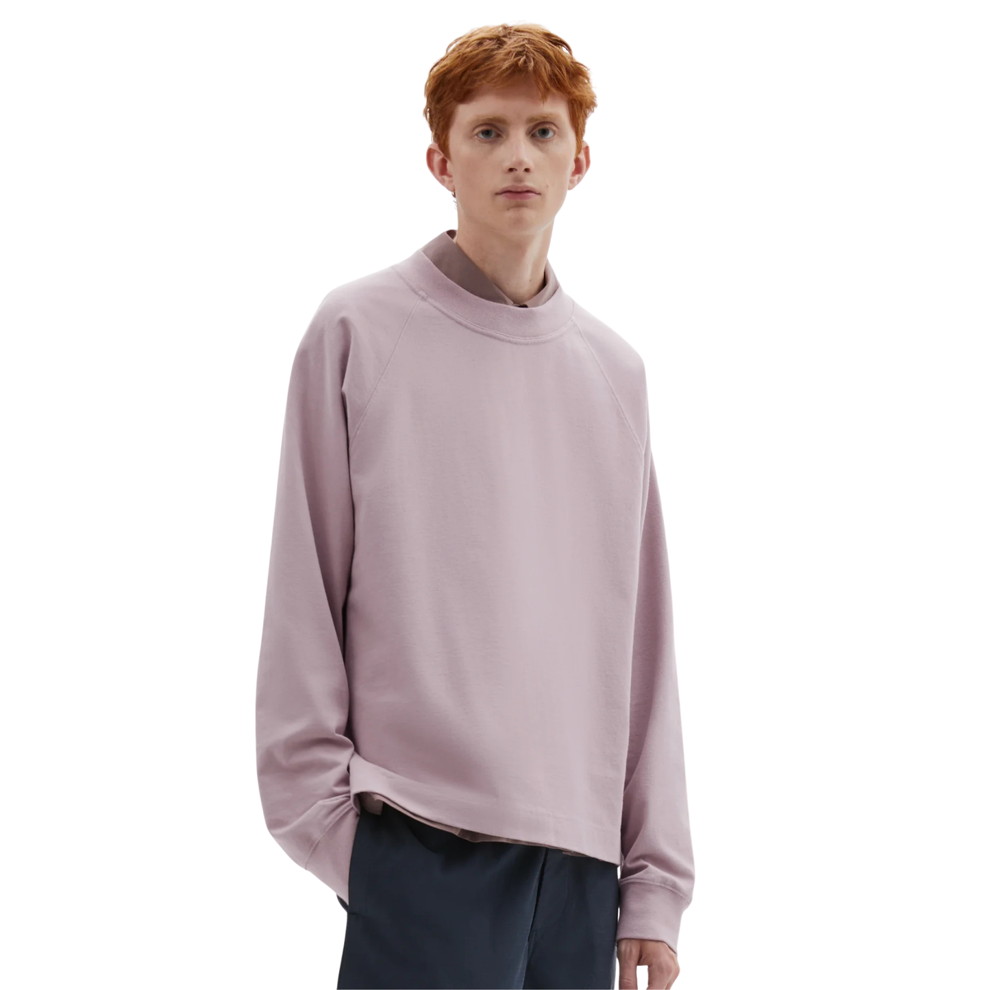 MHL. - L\S Mock Neck T-Shirt