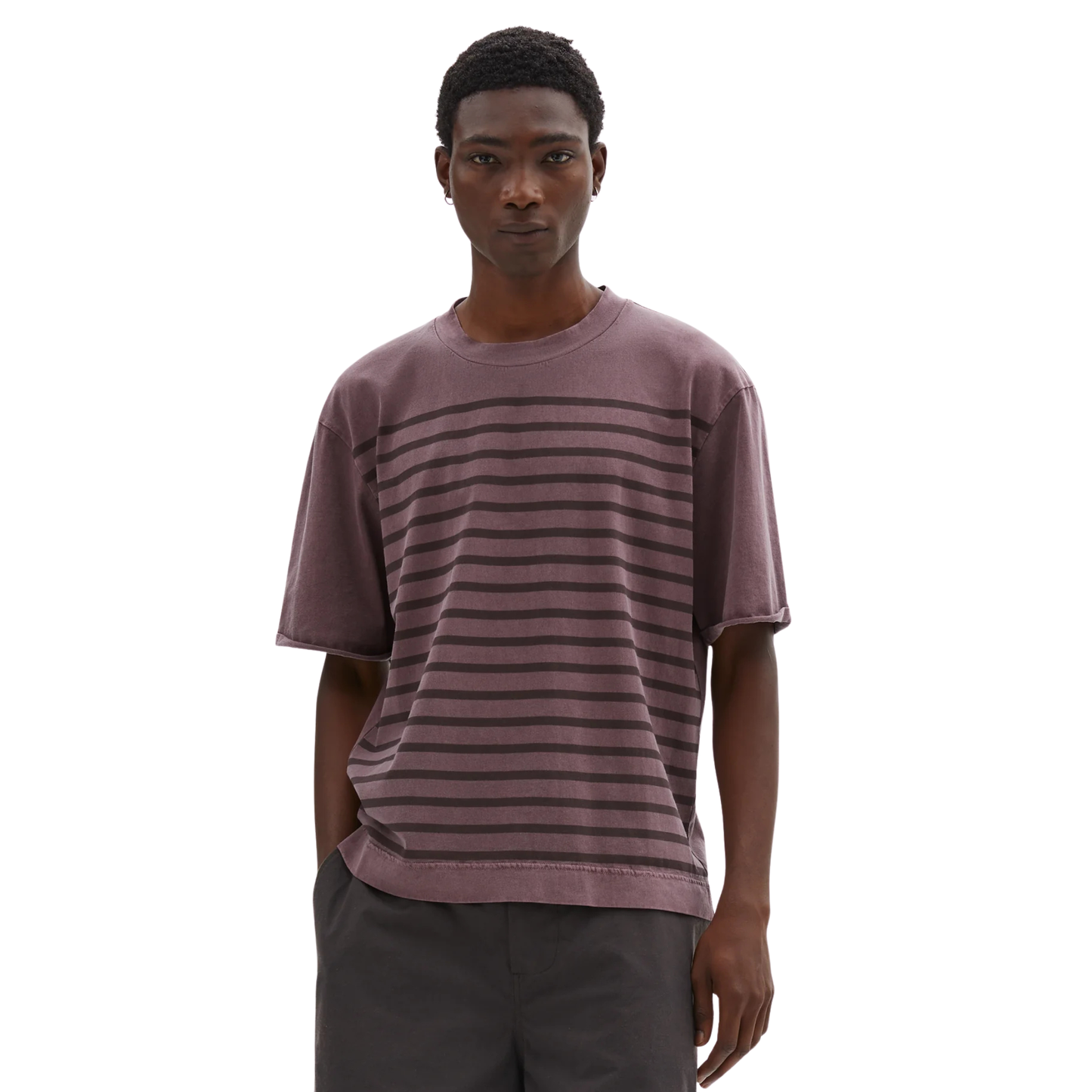 MHL. - S\S Overdye Stripe T-Shirt