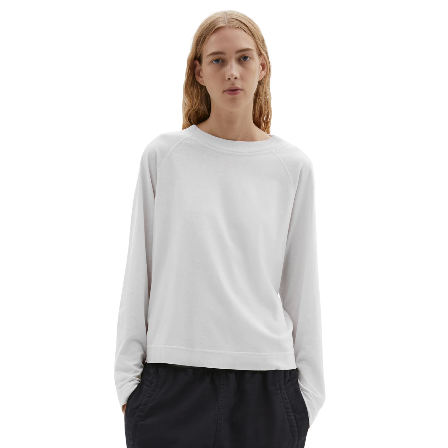 MHL. - W' L\S Raglan Crew T-Shirt