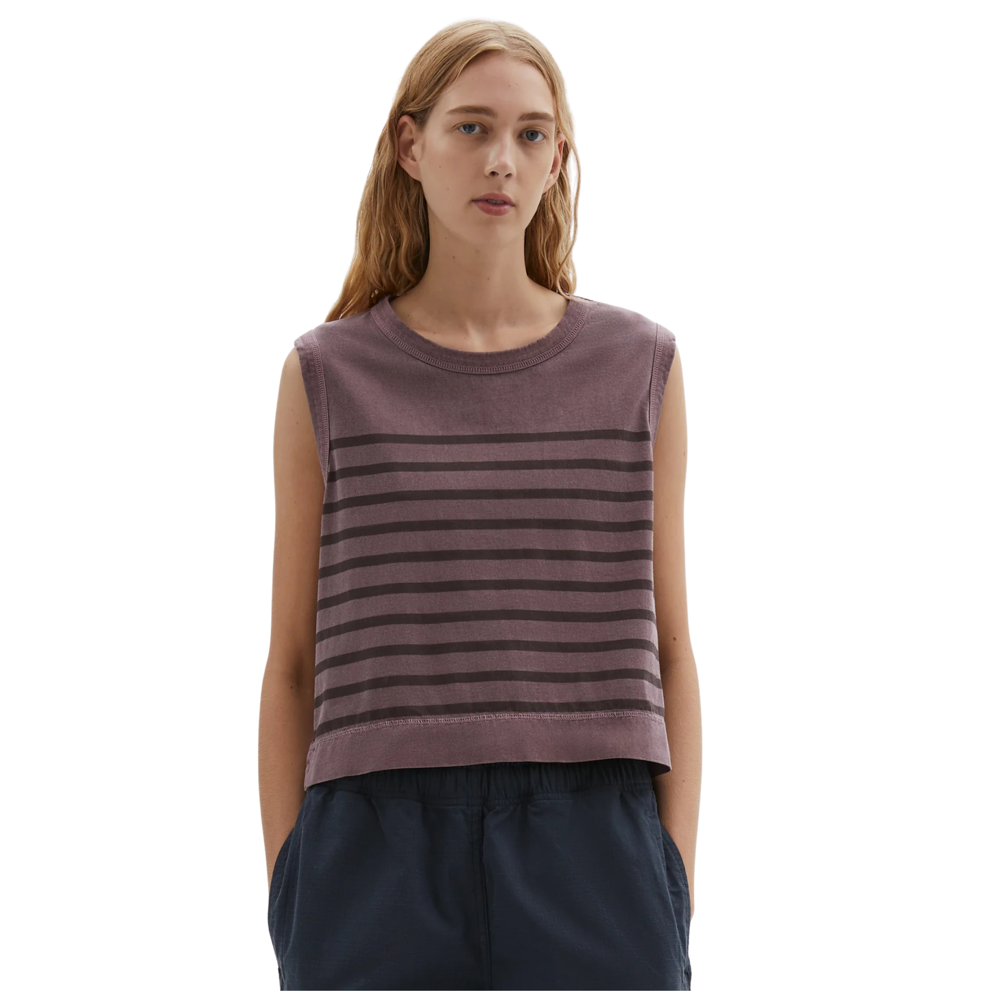 MHL. - W' Overdye Stripe Tank Top