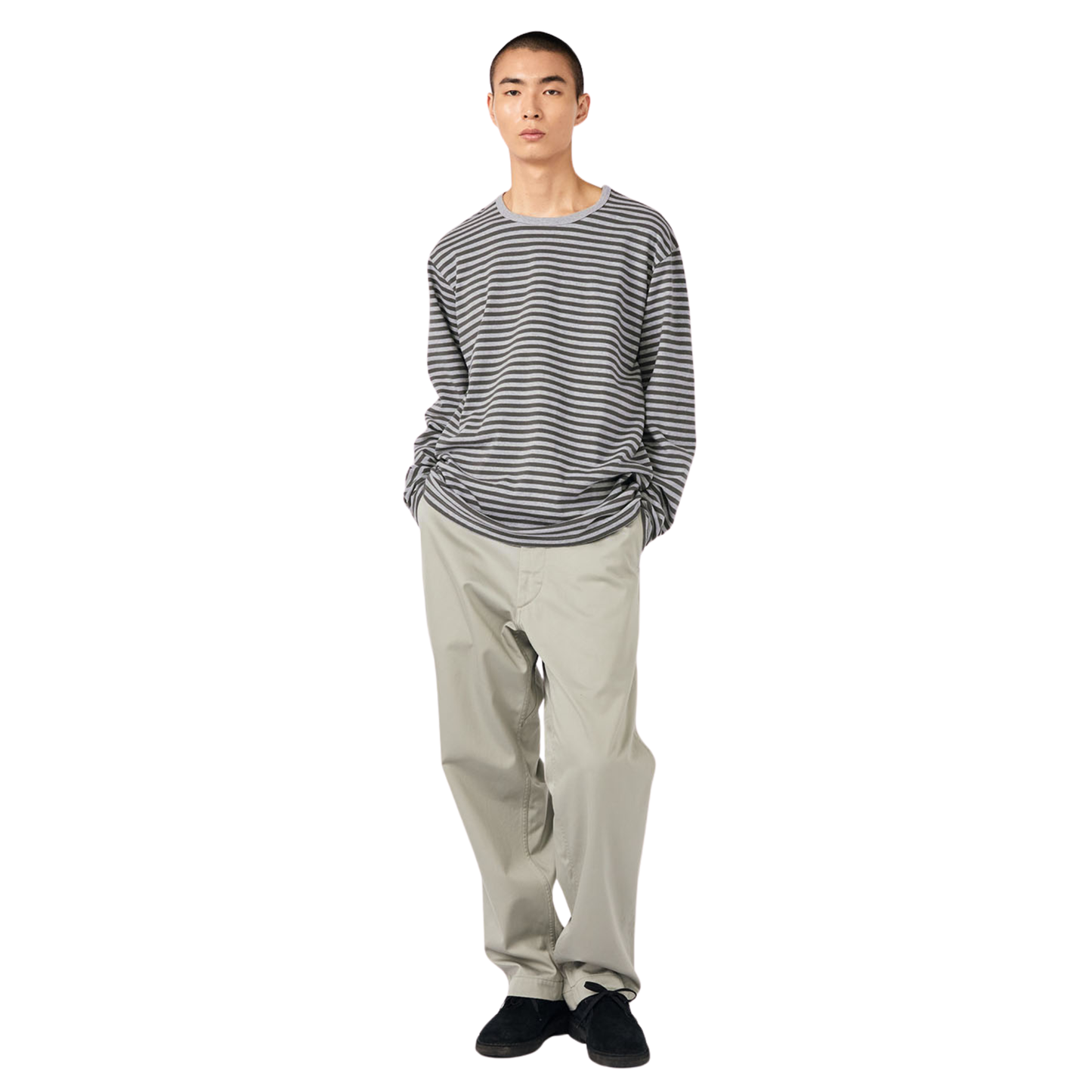 NANAMICA - COOLMAX Stripe Jersey L/S Tee