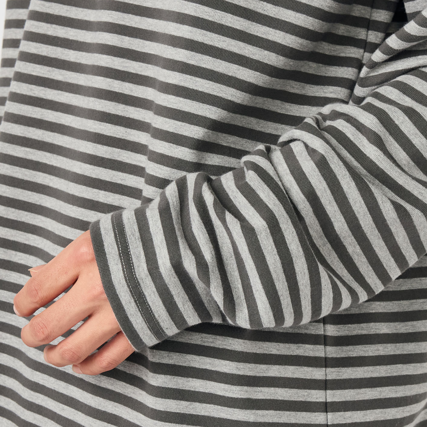 NANAMICA - COOLMAX Stripe Jersey L/S Tee