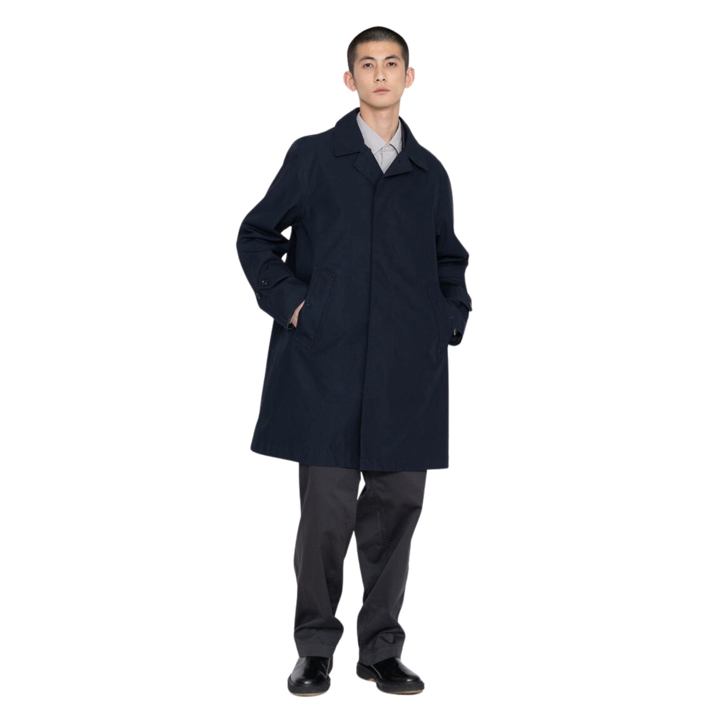 NANAMICA - GoreTex 2L Soutien Collar Coat Navy