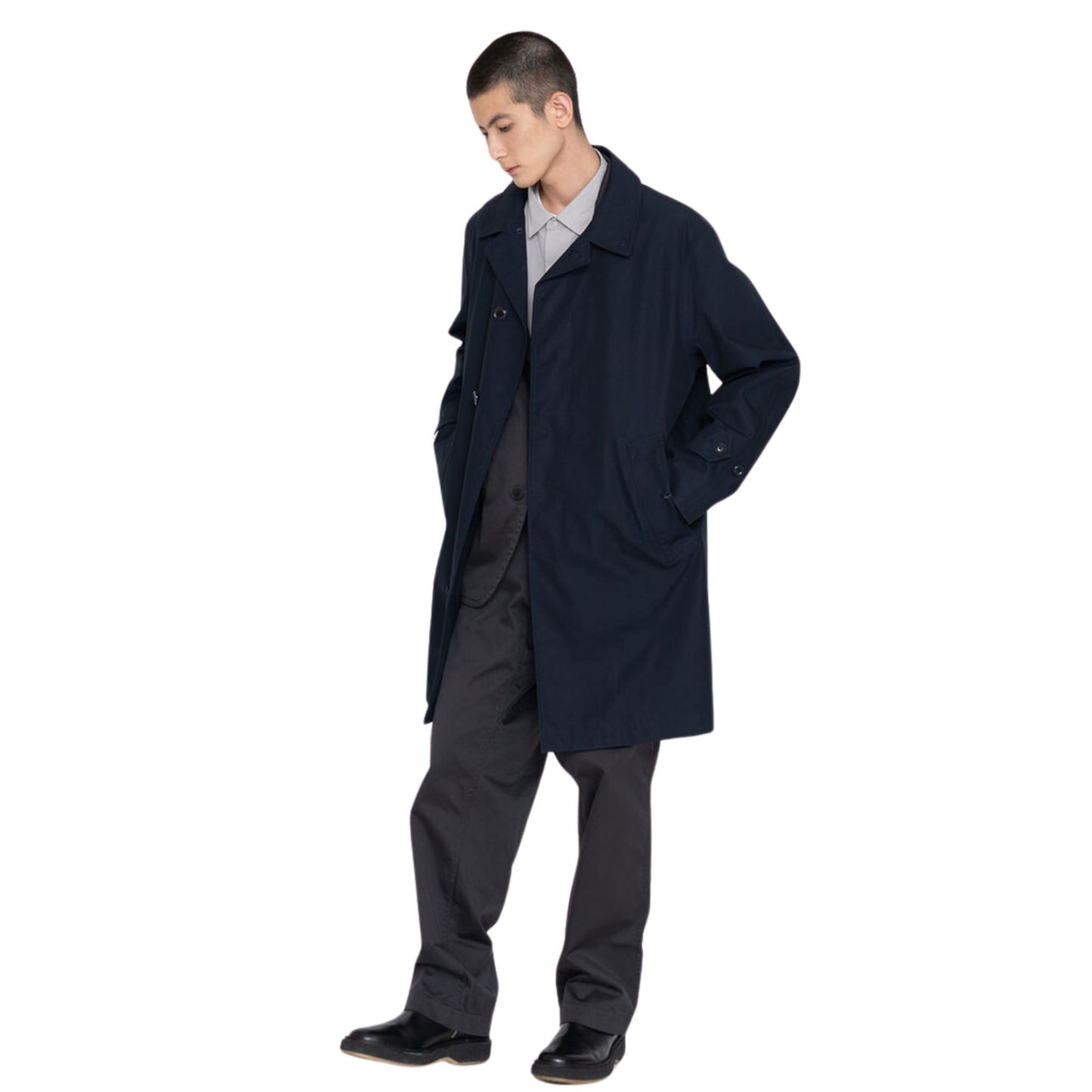 NANAMICA - GoreTex 2L Soutien Collar Coat Navy