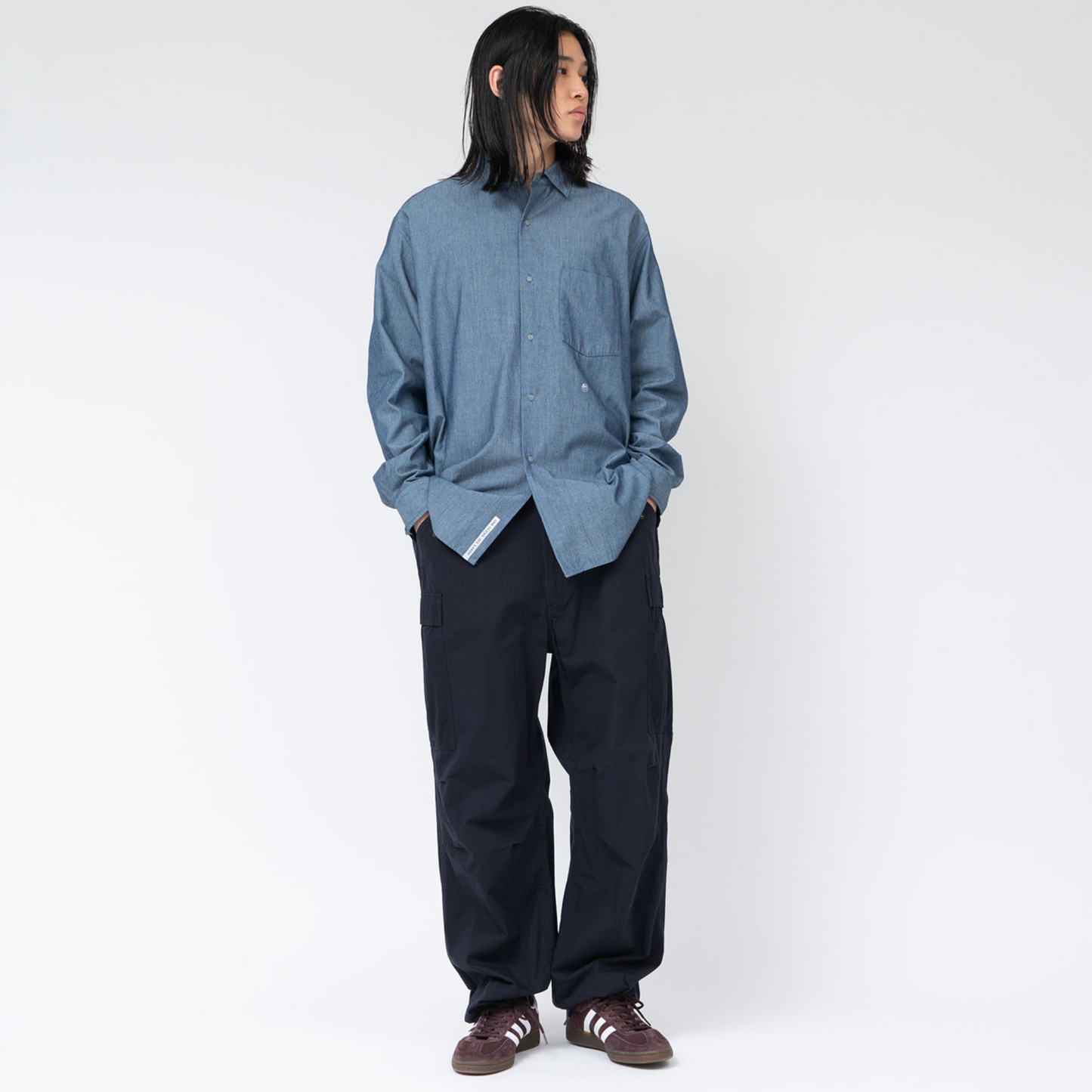 NANAMICA - Regular Collar Chambray Shirt