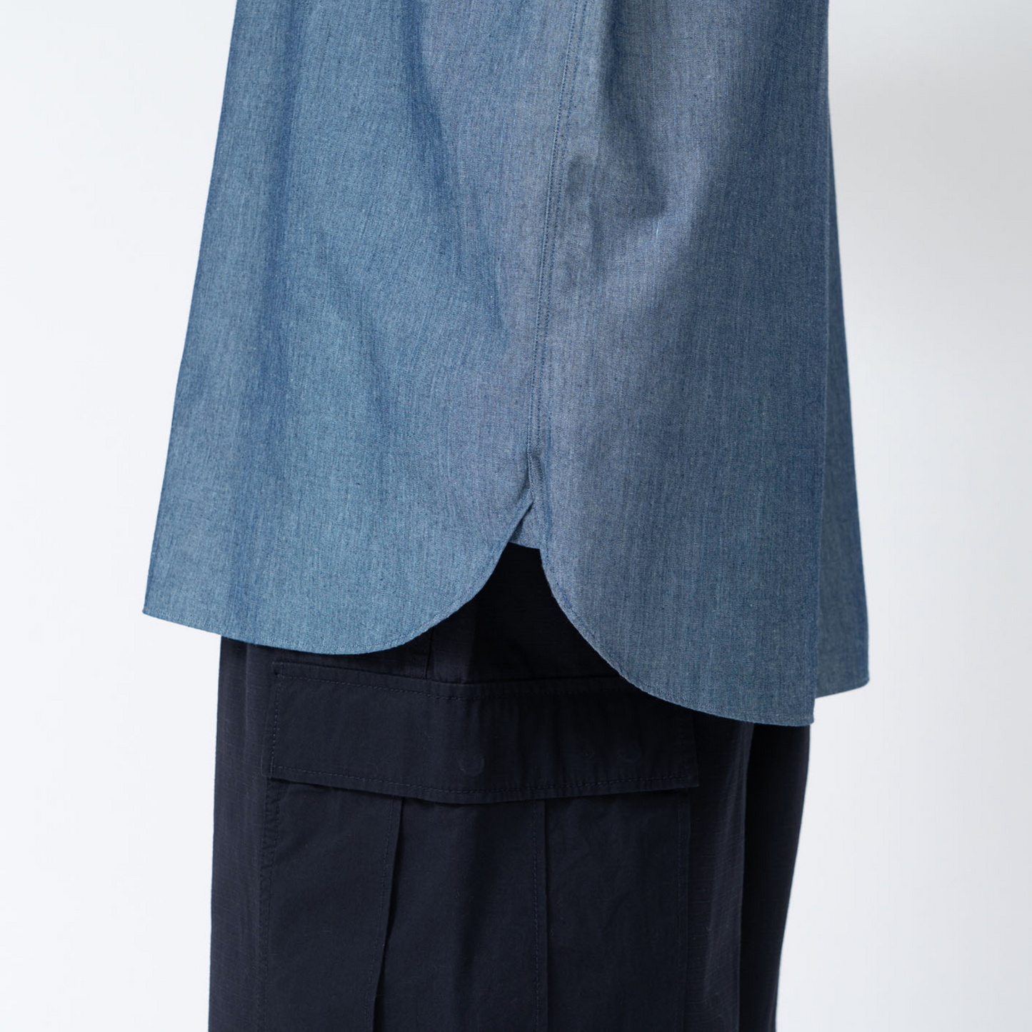 NANAMICA - Regular Collar Chambray Shirt