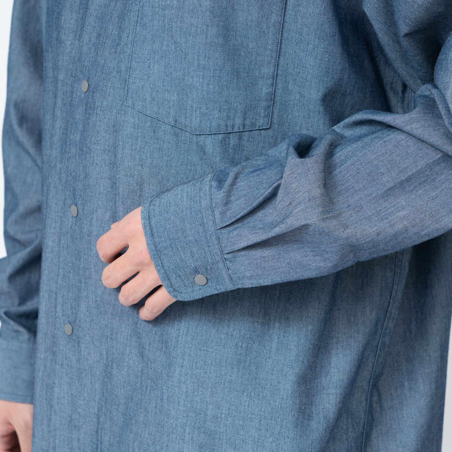 NANAMICA - Regular Collar Chambray Shirt