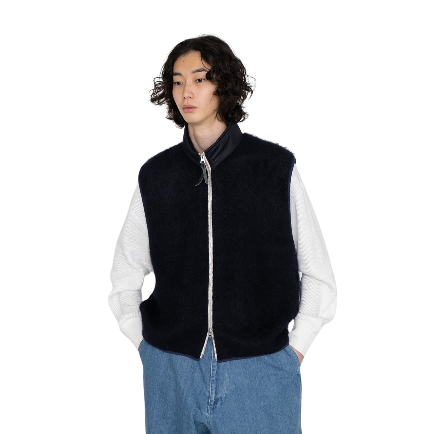 NANAMICA - Zip-Up Mohair Vest