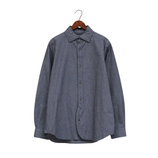 NIGEL CABOURN - British Officers Shirt Navy Blue