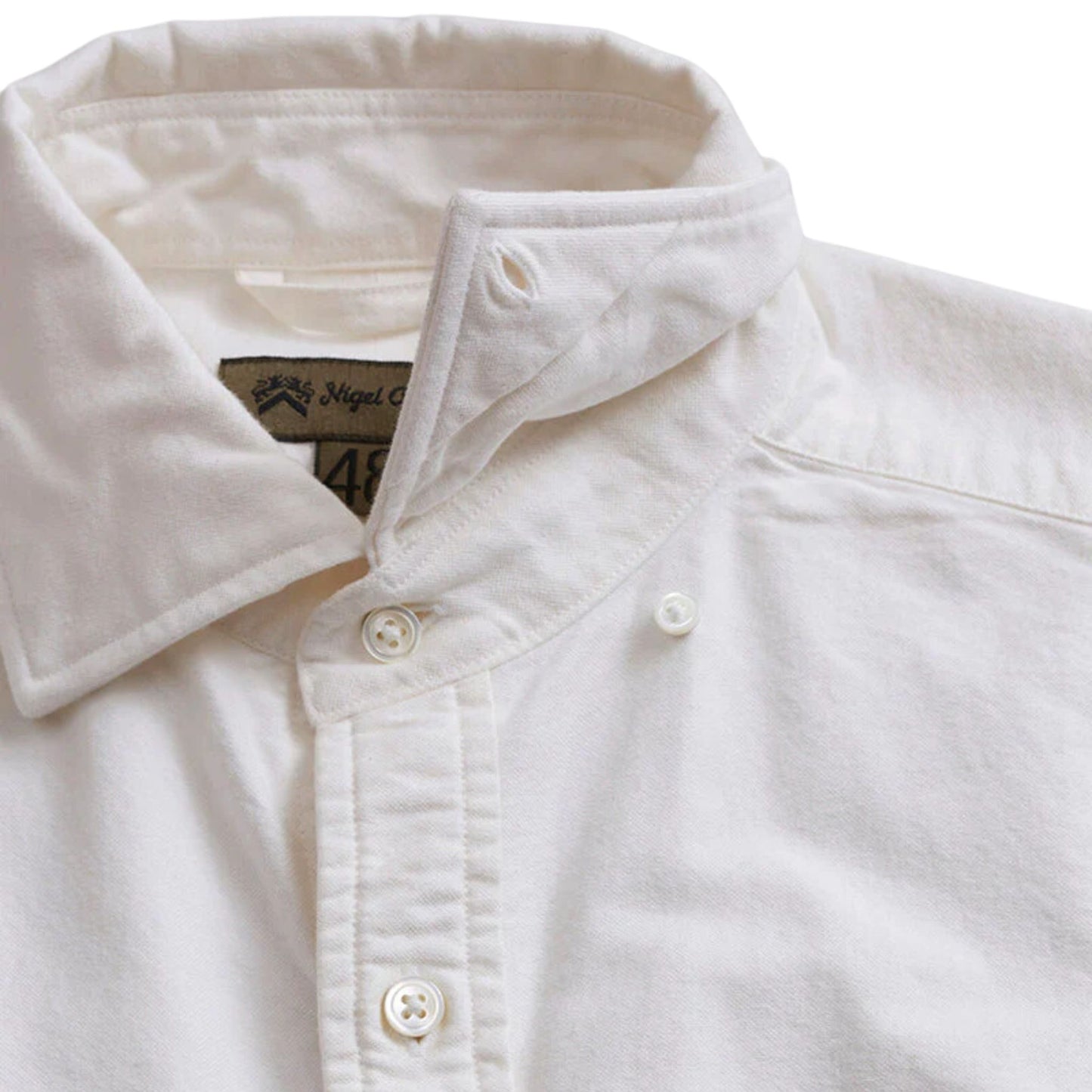 NIGEL CABOURN - British Officers Shirt Off White