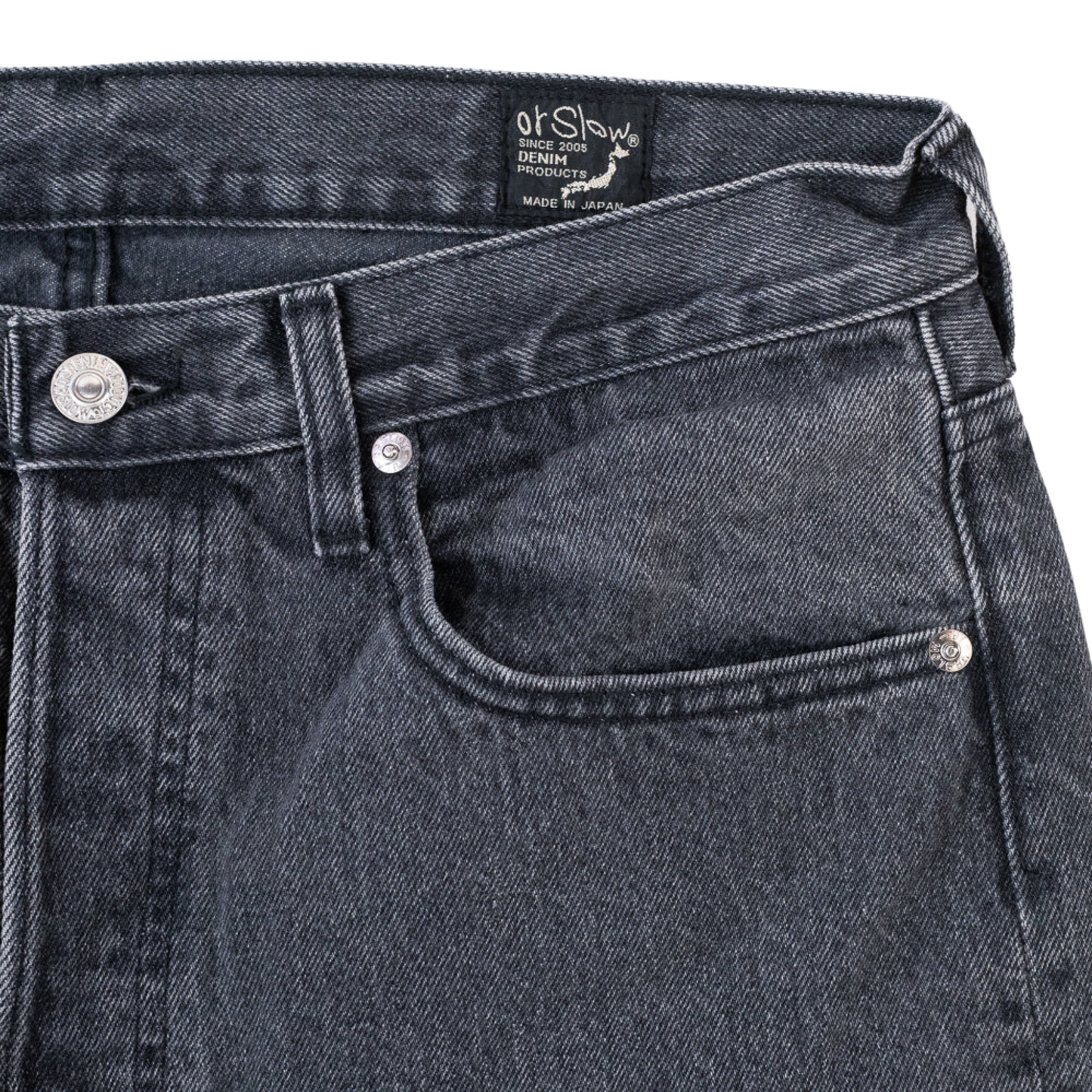 ORSLOW - 105 Standard Selvedge Black