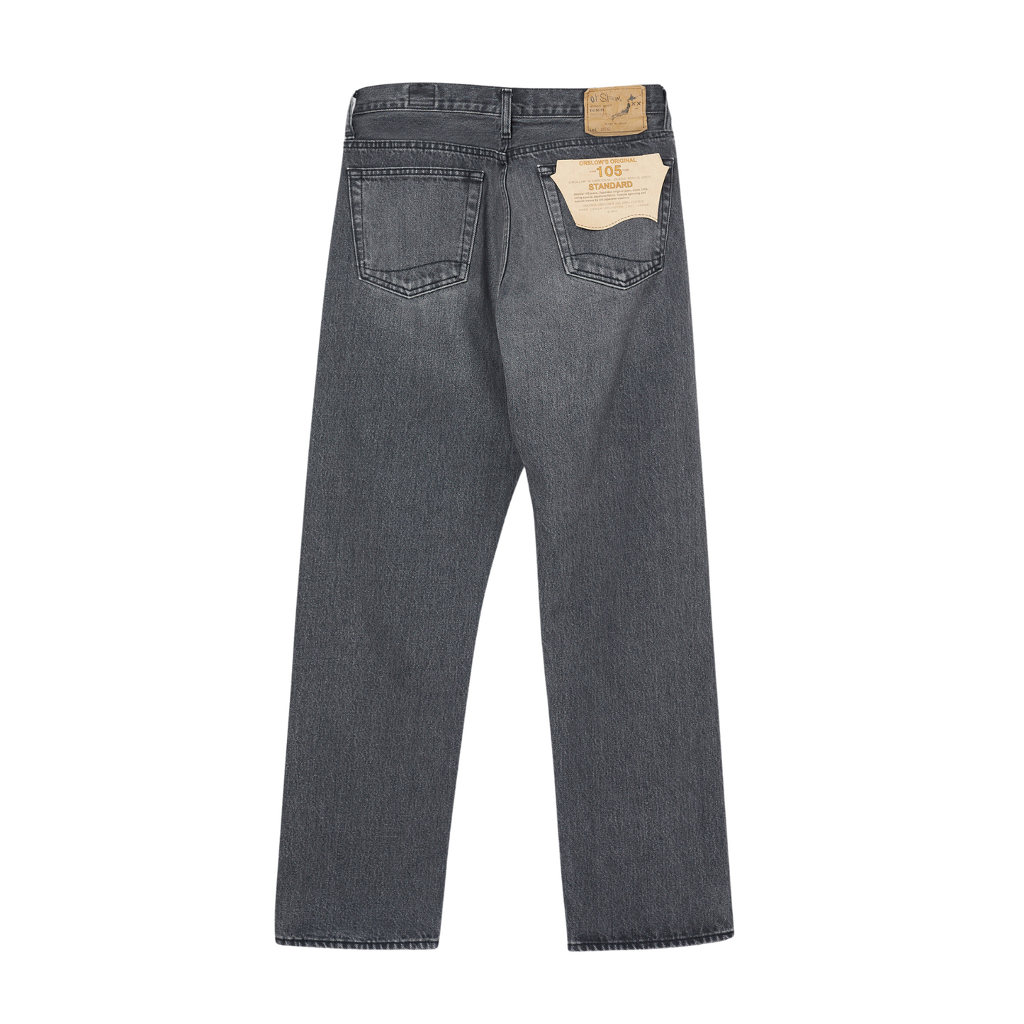 ORSLOW - 105 Standard Selvedge Black