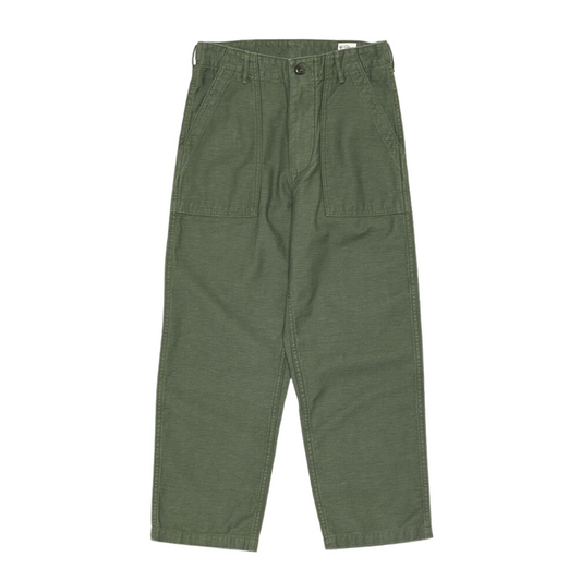 ORSLOW - W' Short Length Fatigue Pants Used Wash