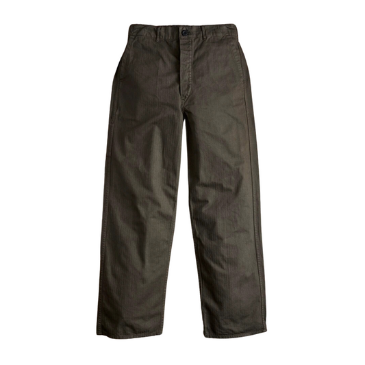 ORSLOW - Wide Fit French Work Pants Coffe Brown