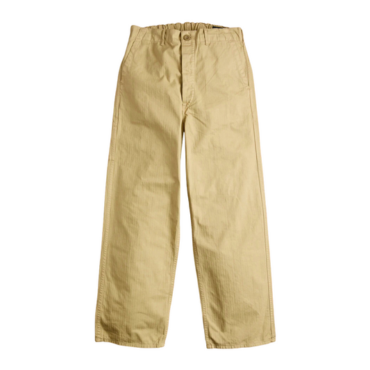 ORSLOW - Wide Fit French Work Pants Khaki