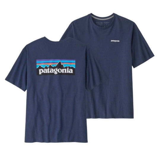 PATAGONIA - P-6 Logo Responsibili-Tee Navy