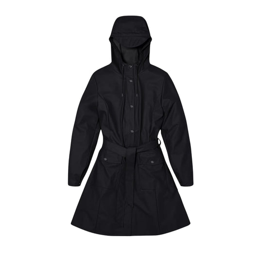 RAINS - W' Curve Long Jacket