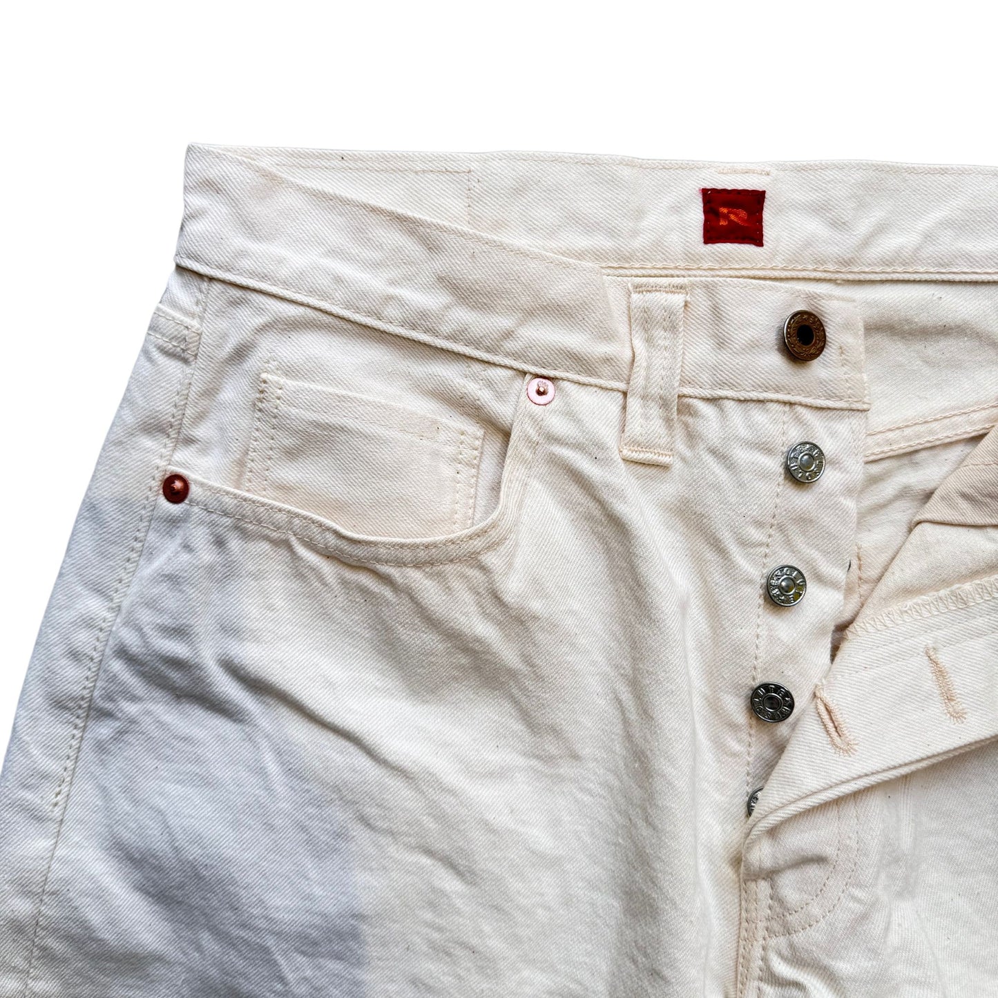 RESOLUTE - 714 "10th Anniversary" White Rinsed Denim