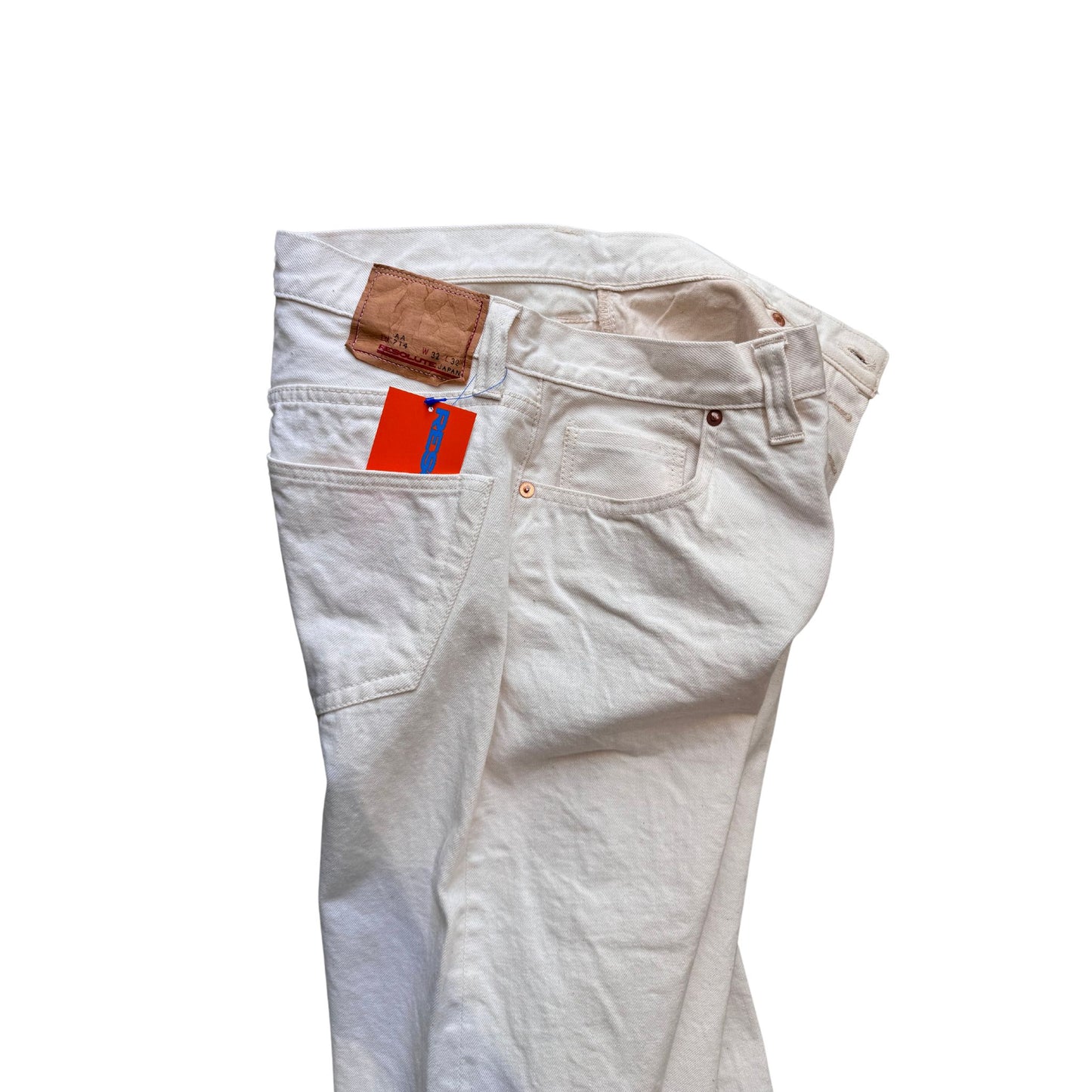 RESOLUTE - 714 "10th Anniversary" White Rinsed Denim