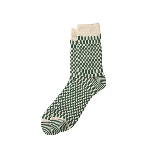 ROTOTO - Checkerboard Pattern Socks