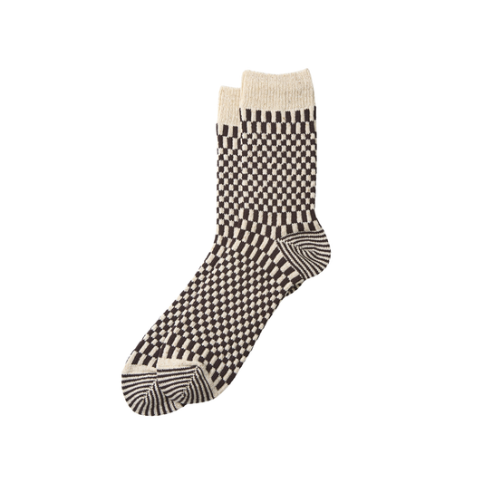 ROTOTO - Checkerboard Pattern Socks