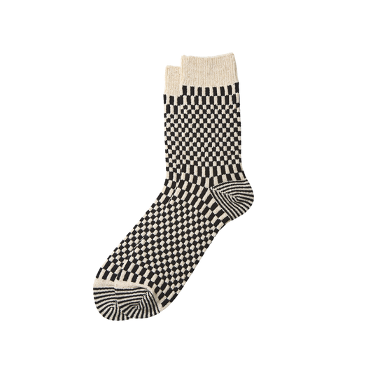 ROTOTO - Checkerboard Pattern Socks