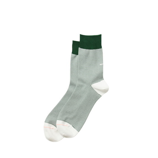 ROTOTO - Fine Stripe Mini Crew Socks