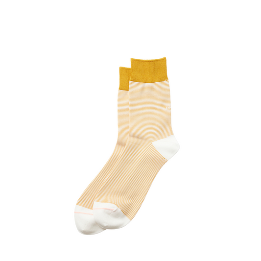 ROTOTO - Fine Stripe Mini Crew Socks