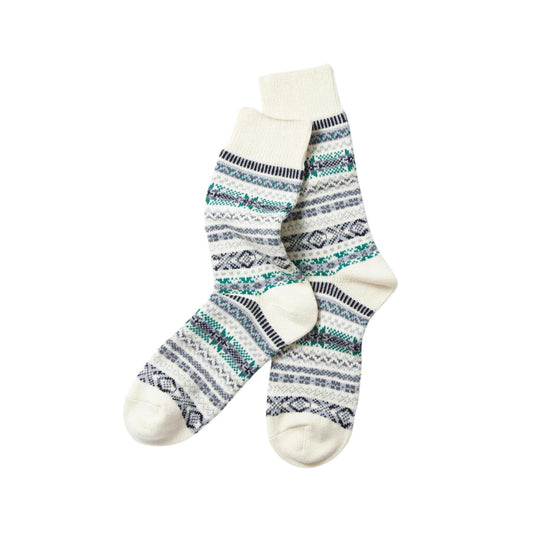 ROTOTO - Jacquard Crew Socks ''Fairisle''