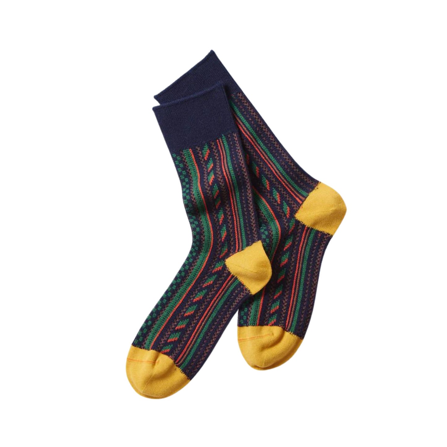 ROTOTO - Multi Vertical Jacquard Socks