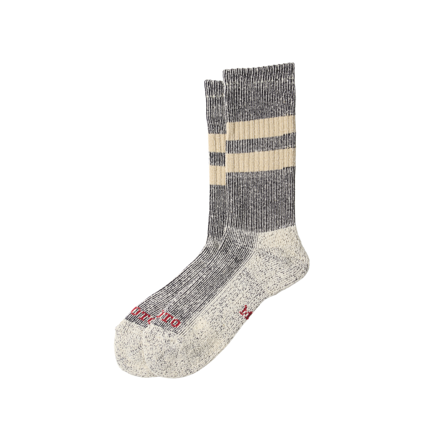 ROTOTO - Pile Stripe Marl Socks