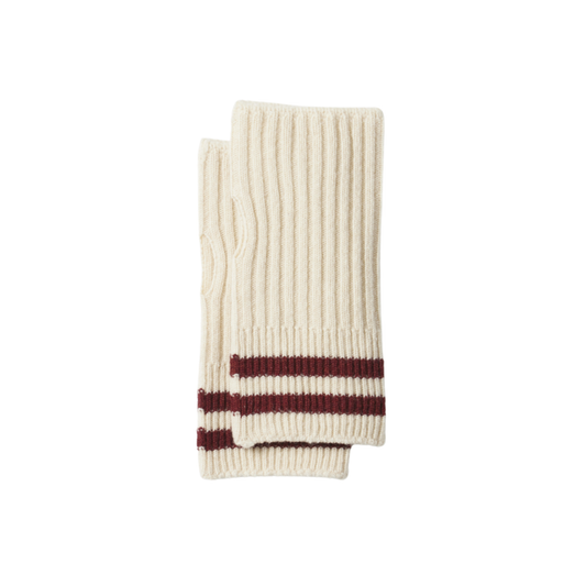 ROTOTO - Stripe Seamless Merino Lambs Hand Warmen