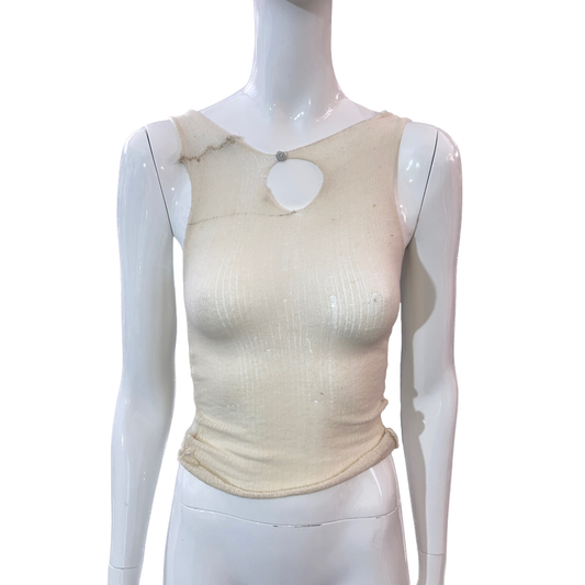 RTAMA - White Lycra Top