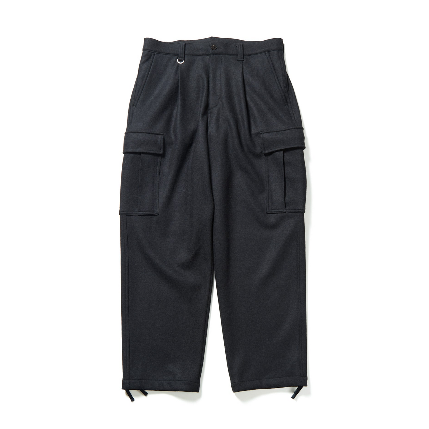 SOPHNET.- Hard Melton 1Tuck Tapered cargo Pants