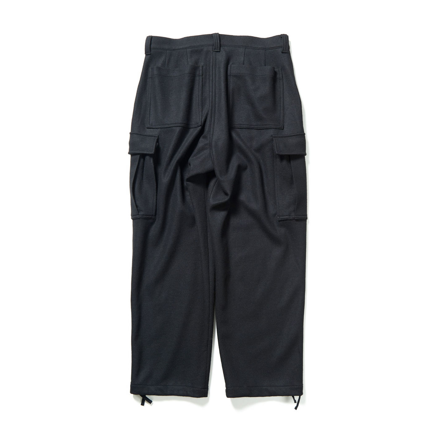 SOPHNET.- Hard Melton 1Tuck Tapered cargo Pants